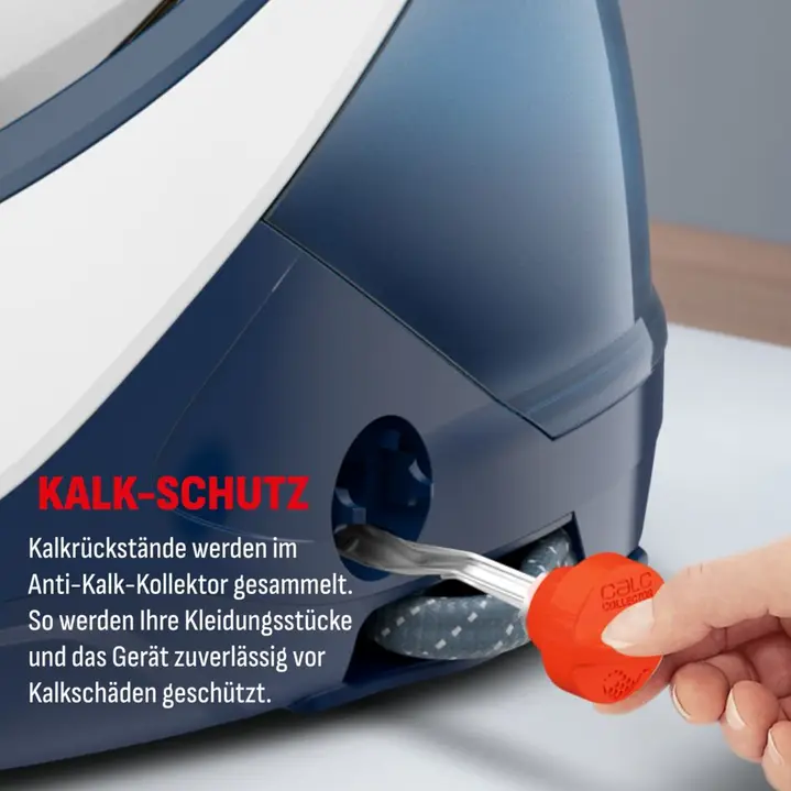 Dampfbügelstation, automatische Temperaturanpassung für alle Textilien,