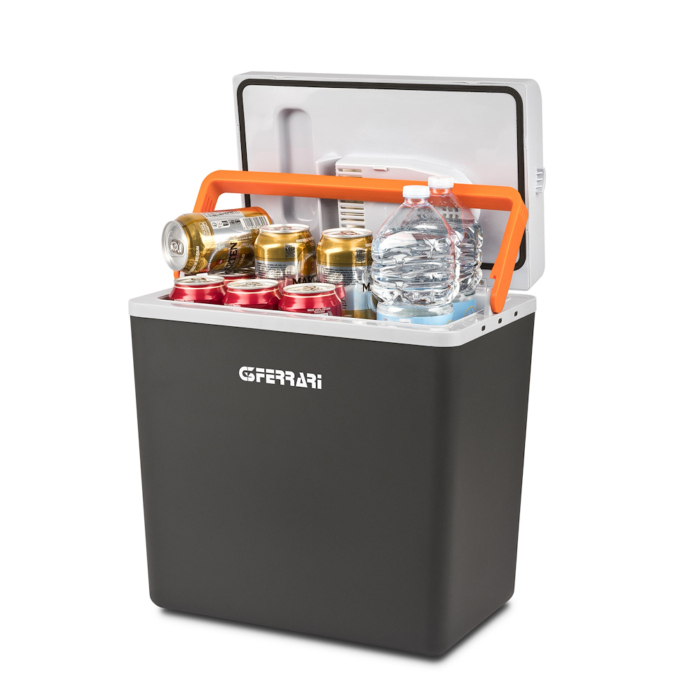TRAGBARER KÜHLSCHRANK 12 V – 230 V, 20 l, IGLU 20, SCHWARZ.
