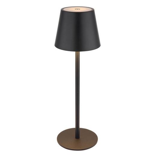 Lampada da tavolo Vannie I 3W LED CCT 200lm + batteria, nero opaco