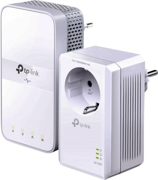 Stromnetzadapter tp-link, extern, Datenübertragung Powerline,