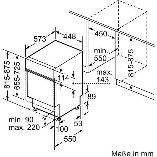 Geschirrspüler Siemens Integierbar 45cm Breite Edelstahl