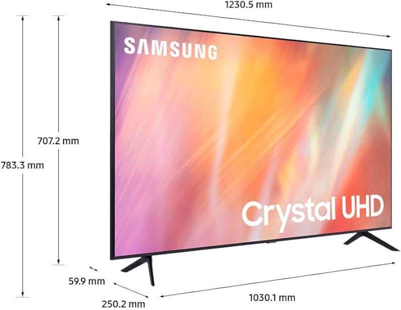 Fernseher LED 4K 55" UHD Samsung.
