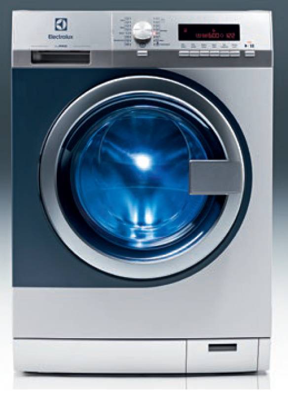 Waschmaschine Electrolux, gewerbliche Nutzung, Frontlader, 8 kg Füllmenge.